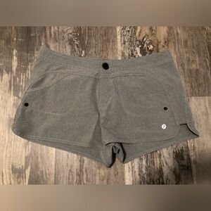 Pelagic gray water changing fish pattern board shorts
